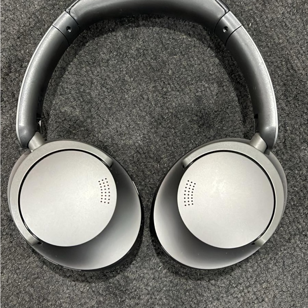 Sleek Gray Over-Ear Headphones